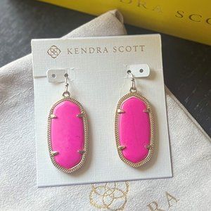 Kendra Scott Elle Drop Earrings in Magenta Magnesite